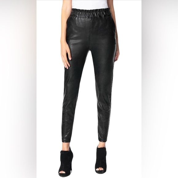 Joe's Jeans Pants - Joe's Jeans The Faux Leather Paperbag Pants